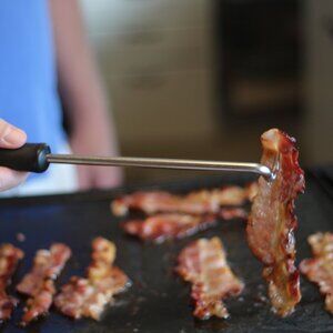 Cave Tools Pigtail Bacon/Food Flipper and Meat Hook for Grilling